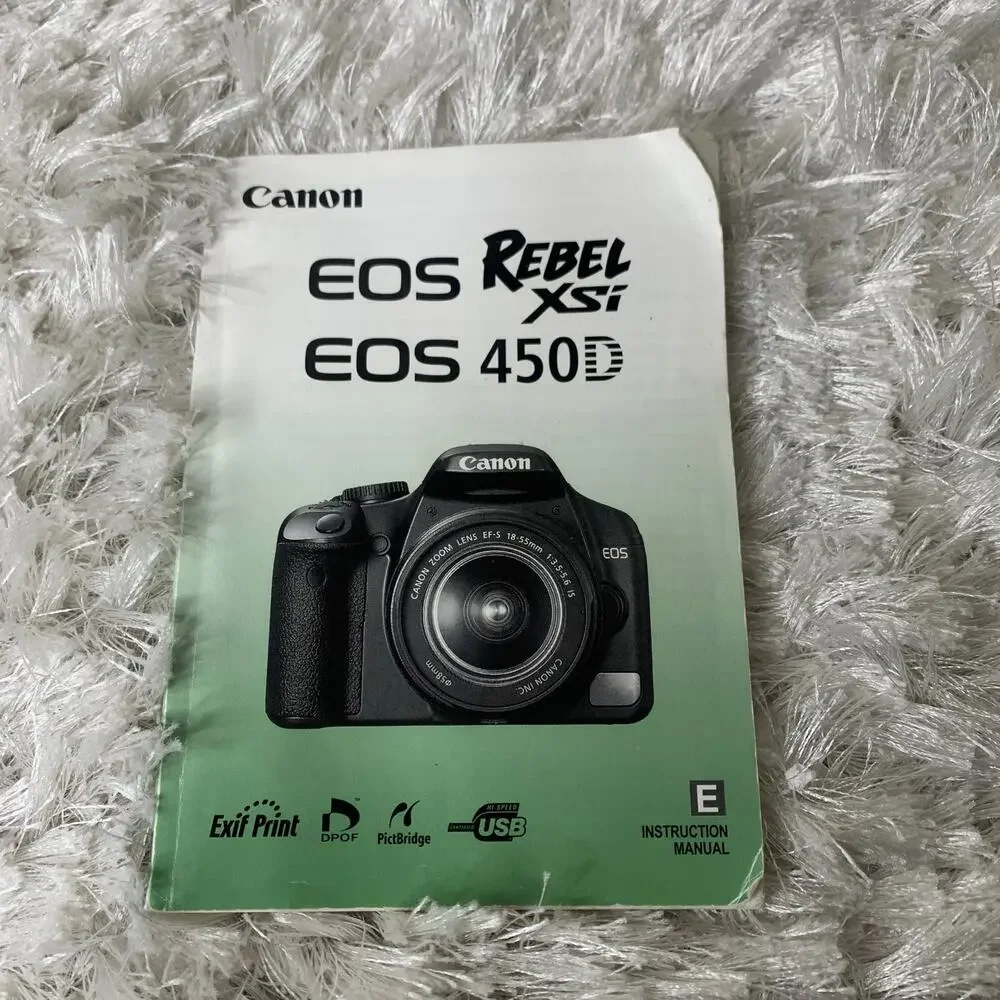 Canon EOS Rebel XSI or 450D Owners Manual
